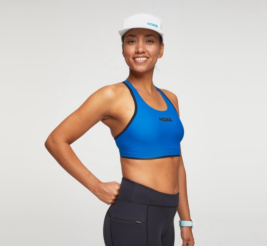 Hoka Australia One One Performance Sports - Womens Bra Blue - SPLET-5368